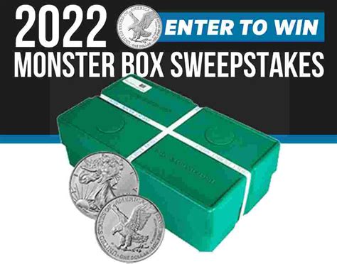 sd bullion sweepstakes 2023|2023 SD Bullion Silver Eagle Monster Box Sweepstakes .